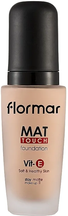 Matirajući tekući puder Flormar Mat Touch Foundation