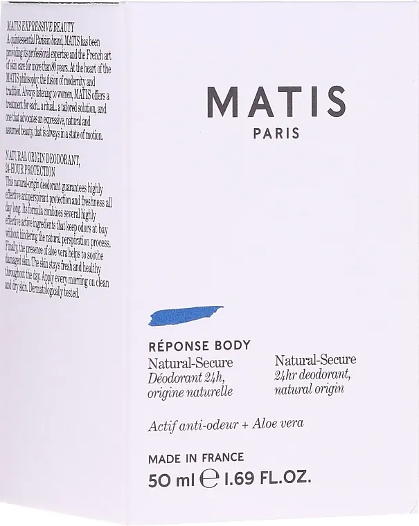 Matis Reponse Body Deodorant Dezodorans