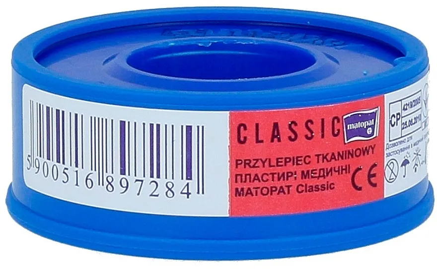 Matopat Medicinski flaster Classic, 1,25cm*5m