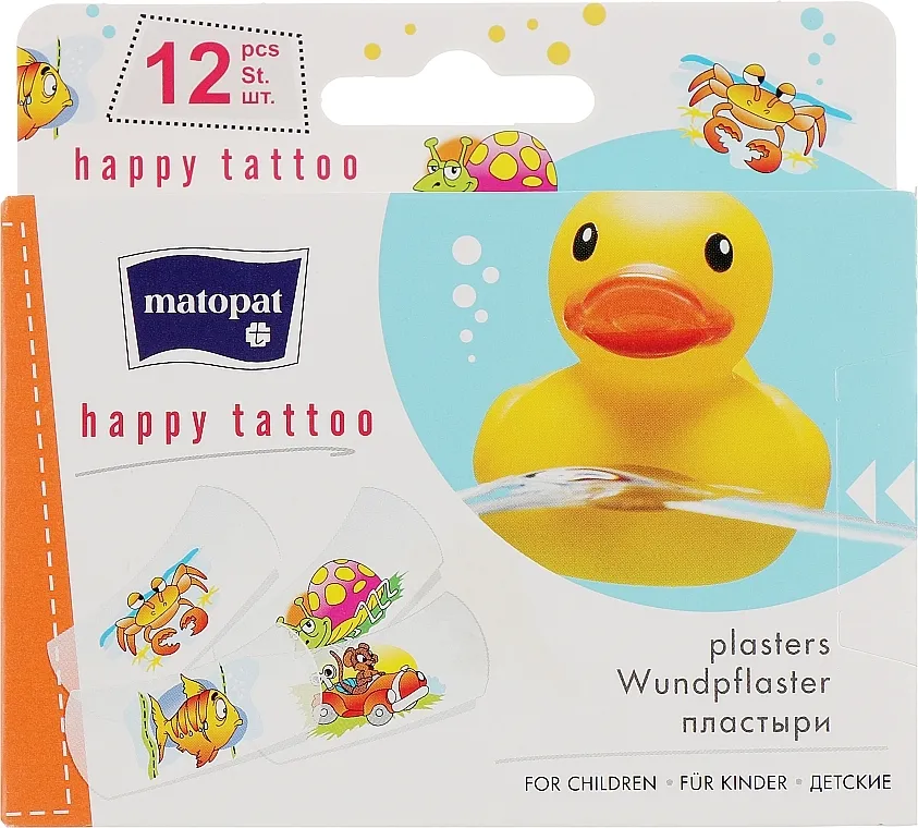 Matopat Medicinski flaster Matopat Happy Tattoo