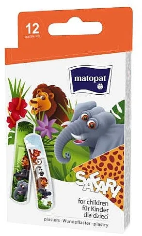 Matopat Plaster medyczny Matopat Safari, 19 x 76 mm