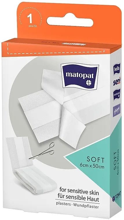 Matopat Soft Medicinski flaster, 6 cm x 50 cm