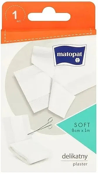 Matopat Soft Medicinski flaster, 8 cm x 1 m