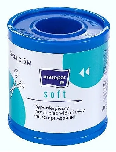 Matopat Soft Medicinski flaster meki, 5m + 5 cm