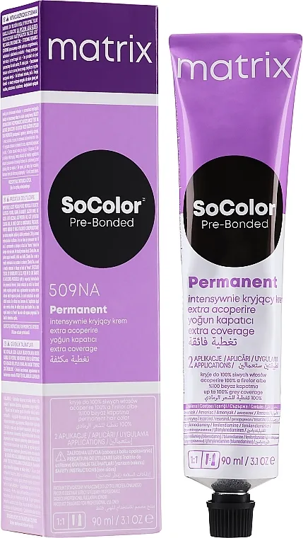 Matrix Extra Coverage Socolor Beauty High Coverage Permanent Cream Hair Color Otporna krem boja za kosu "Extra grey coverage"