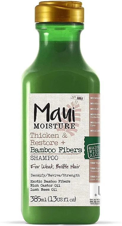 Maui Moisture Thicken + Restore Bamboo Fiber Shampoo Šampon za oštećenu i oslabljenu kosu "Bamboo fiber"