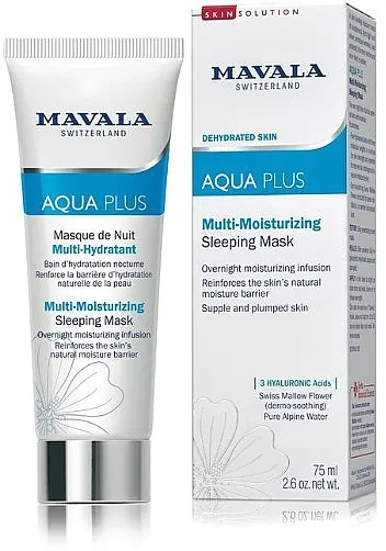 Mavala Aqua Plus Multi-Moisturizing Sleeping Mask Aktivno hidratantna noćna maska