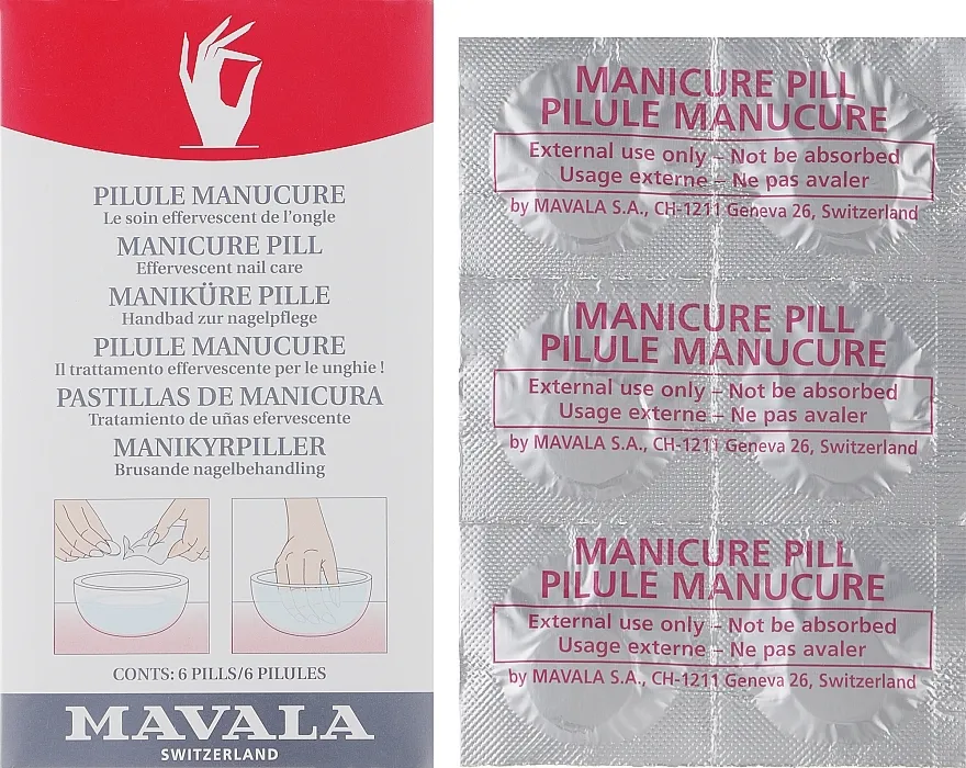 Mavala Manicure Pill Tablete za kupku za manikuru