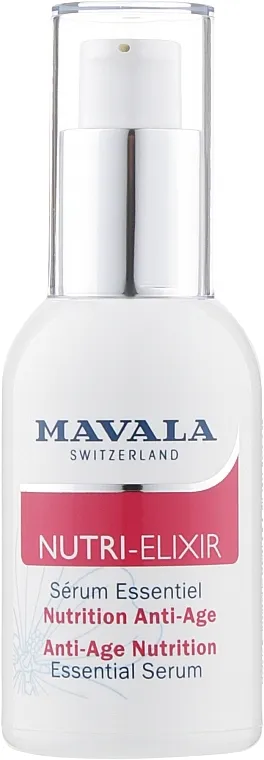 Mavala SkinSolution Nutri-Elixir Anti-Age Nutrition Essential Serum Booster serum protiv starenja za lice i oči
