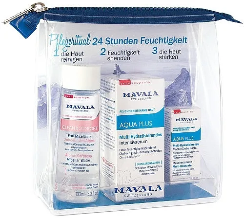 Mavala The Essentials (micel/water/100ml + ser/30ml + mask/5ml + bag/1pc) Set