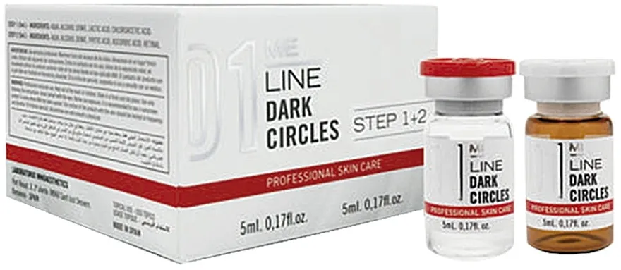 Me Line 01 Dark Circles (peeling/2x5ml) Profesionalni dvofazni piling za lečenje hiperpigmentacije područja oko očiju