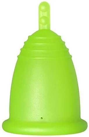 Me Luna Classic Menstrual Cup Stem Menstrualna čašica s drškom, veličina S, zelena