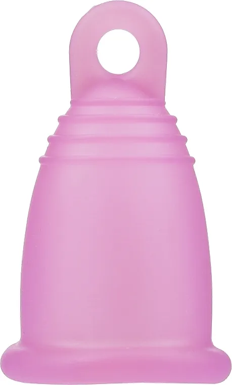 Me Luna Soft Menstrual Cup Ring Menstrualna čašica s petlicom, veličina M, roza