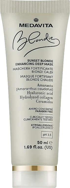 Medavita Blondie Ice Blonde Enhancing Deep Mask Maska za hladne nijanse plave boje
