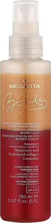 Medavita Blondie Sunset Blonde Enhancing Conditioning Serum Serum za tople plave tonove