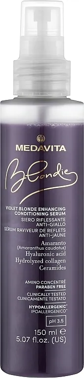 Medavita Blondie Violet Blonde Enhancing Conditioning Serum Kondicionirajući serum koji jača biserne nijanse plave
