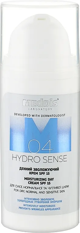 Meddis Hydrosense Moisturizing Day Cream SPF 15 Dnevna hidratantna krema SPF 15