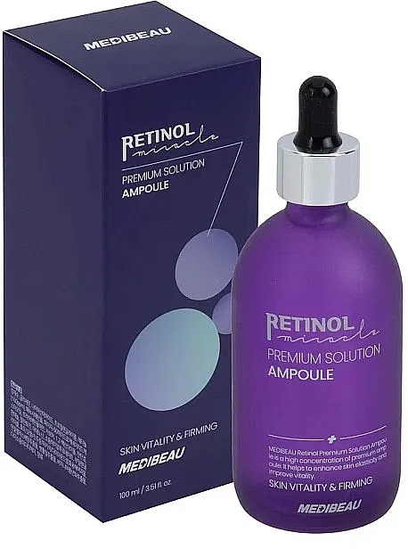 Medibeau Retinol Premium Skin Vitality&amp;Firming Solution Ampoule Hidratantni serumski ampul za lice