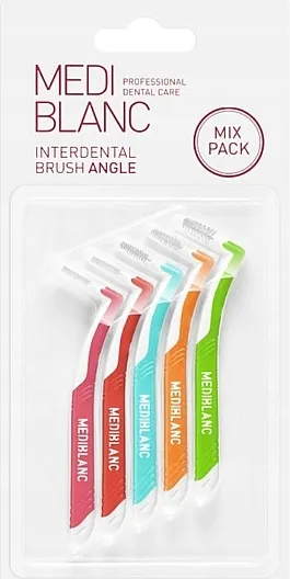 Mediblanc Interdental Brush Angle Međuzubne četkice, 5 kom.