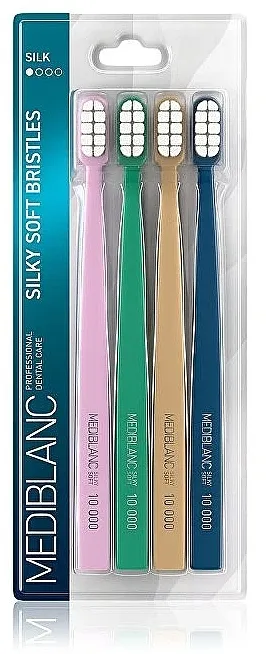 Mediblanc Silky Soft Bristles (toothbrush/4pcs) Set četkica za zube