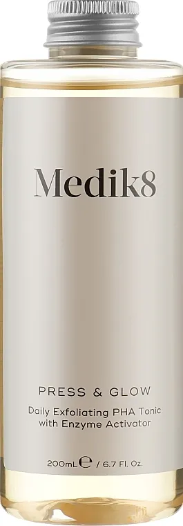 Medik8 Press &amp; Glow (dopuna) Dnevni tonik za piling s PHA i aktivatorom enzima