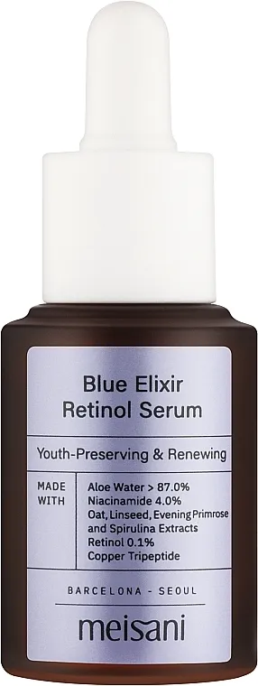 Meisani Blue Elixir Retinol Serum Serum protiv starenja s retinolom