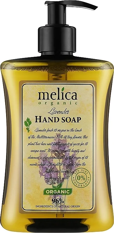 Melica Organic Lavander Liquid Soap Tekući sapun s mirisom lavande