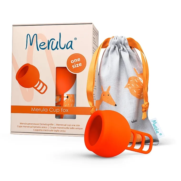 MeLuna Menstrual Cup Fox Univerzalna menstrualna čašica, narančasta