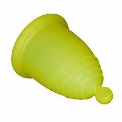 MeLuna Soft Menstrual Cup Ball Menstrualna čašica s kuglicom, veličina L, žuta