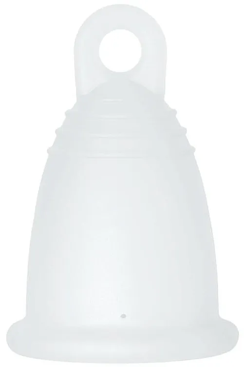 MeLuna Sport Menstrual Cup Ring Menstrualna čašica s petlicom, veličina XL, prozirna