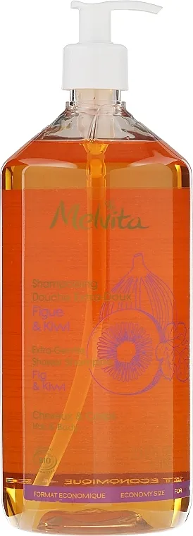 Melvita Extra-Gentle Shower Shampoo Šampon za tijelo i kosu "Smokve i kivi"