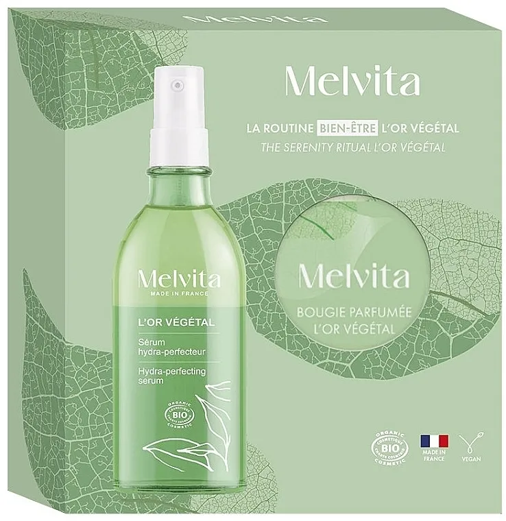 Melvita L'Or Vegetal Set (b/ser/100ml + candle)