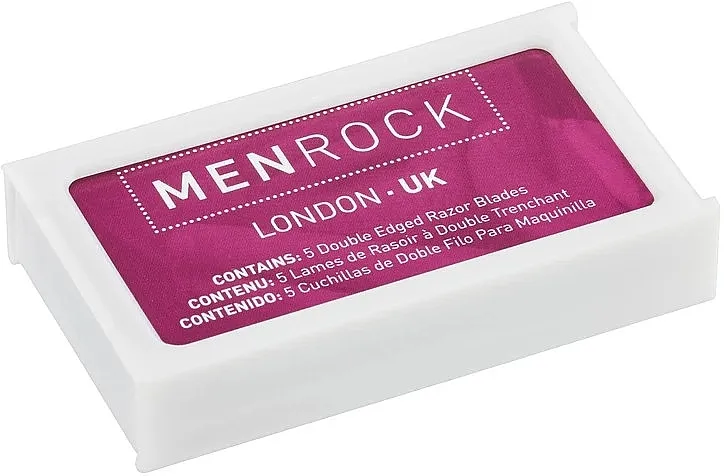 Men Rock Double Edged Razor Blades Žileti za brijanje, dvostrani