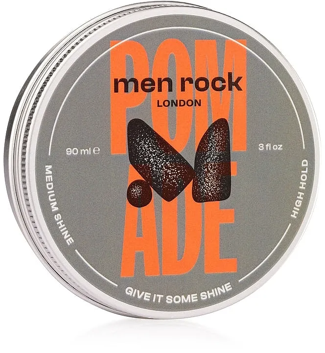 Men Rock Pomade High Hold Medium Shine Pomada za kosu, jako učvršćivanje