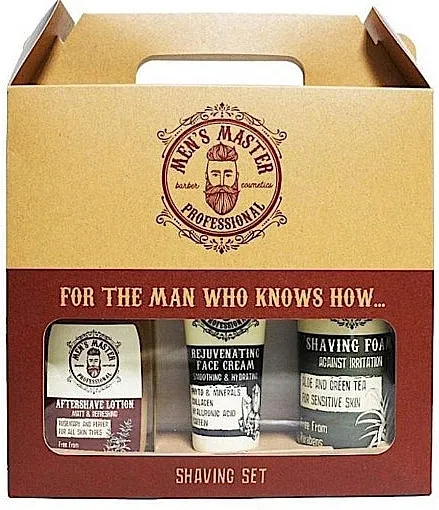 Men's Master Professional Shaving (foam/200ml + lot/120ml + cr/75ml) Set
