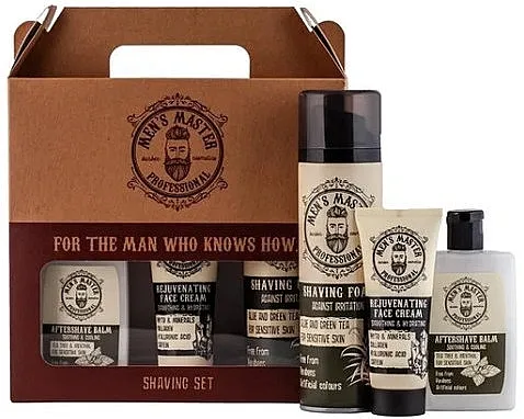 Men's Master Professional Shaving Set (foam/200ml + lot/120ml + cr/75ml)