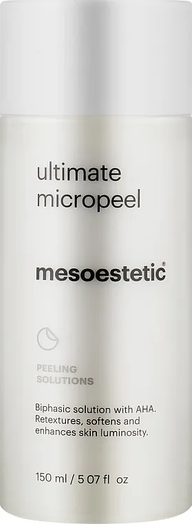 Mesoestetic Ultimate Micropeel Peeling Solutions Posvjetljujući piling