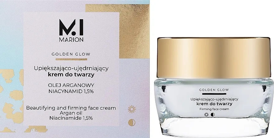 Mi Marion Golden Glow Beautifying And Firming Face Cream Argan Oil Niacinamide 1.5% Krema za lice