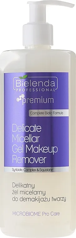 Micelarni skidač šminke Bielenda Professional Microbiome Pro Care Delicate Micelar Gel Makeup Remover