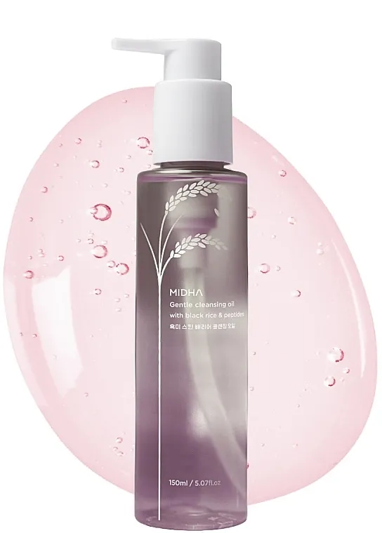 MIDHA Gentle Cleansing Oil with Black Rice &amp; Peptides Blago ulje za čišćenje