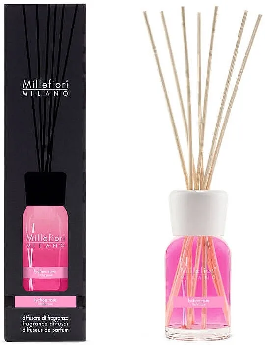 Millefiori Milano Natural Diffuser Lychee Rose Aroma difuzor "Liči i ruža"