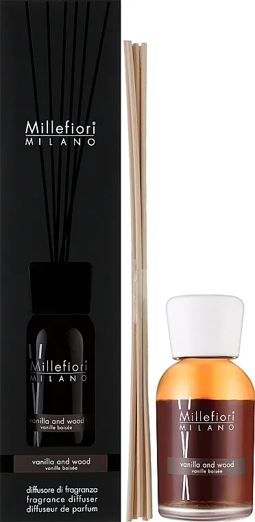 Millefiori Milano Natural Diffuser Vanilla &amp; Wood Aroma difuzor "Vanilla and wood"
