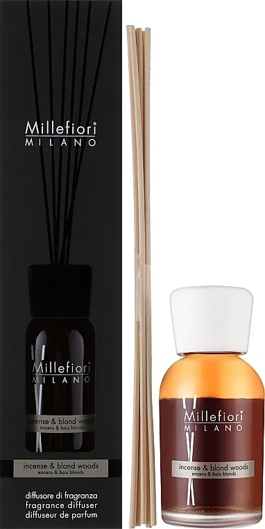 Millefiori Milano Natural Incense &amp; Blond woods Aroma difuzor "Incense and White Wood"