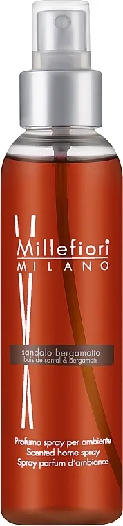 Millefiori Milano Natural Spray Perfumer Aromatični sprej za kuću "Sandalo Bergamotto"