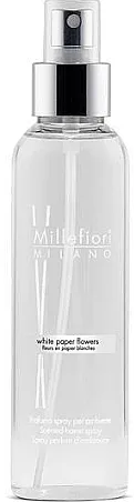 Millefiori Milano Natural Spray Perfumer Aromatični sprej za kuću "Cvjetovi bijelog papira"