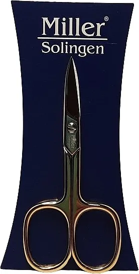 Miller Solingen Makaze za nokte, zlato/srebro, dužina 9 cm