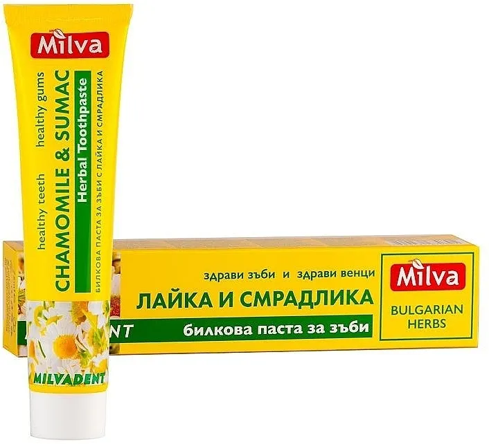 Milva Chamomile &amp; Sumac Toothpaste Pasta za zube sa kamilicom i sumakom