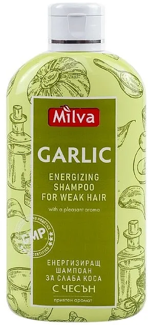 Milva Milva Energizing Shampoo for Weak Hair with Garlic Extract Šampon za slabu kosu sa ekstraktom belog luka