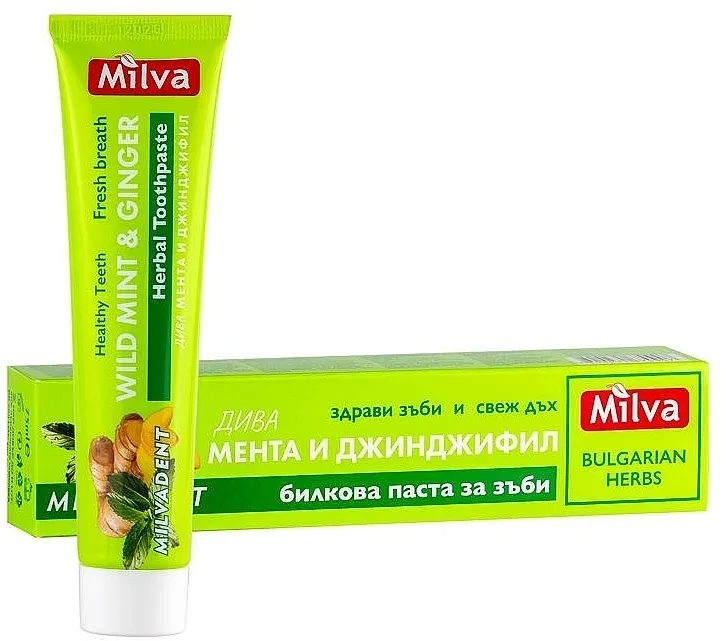 Milva Wild Mint &amp; Ginger Toothpaste Pasta za zube sa nanom i đumbirom