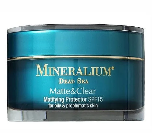 Mineralium Matte&amp;Clear Matifying Protector SPF15 Mat završni zaštitnik